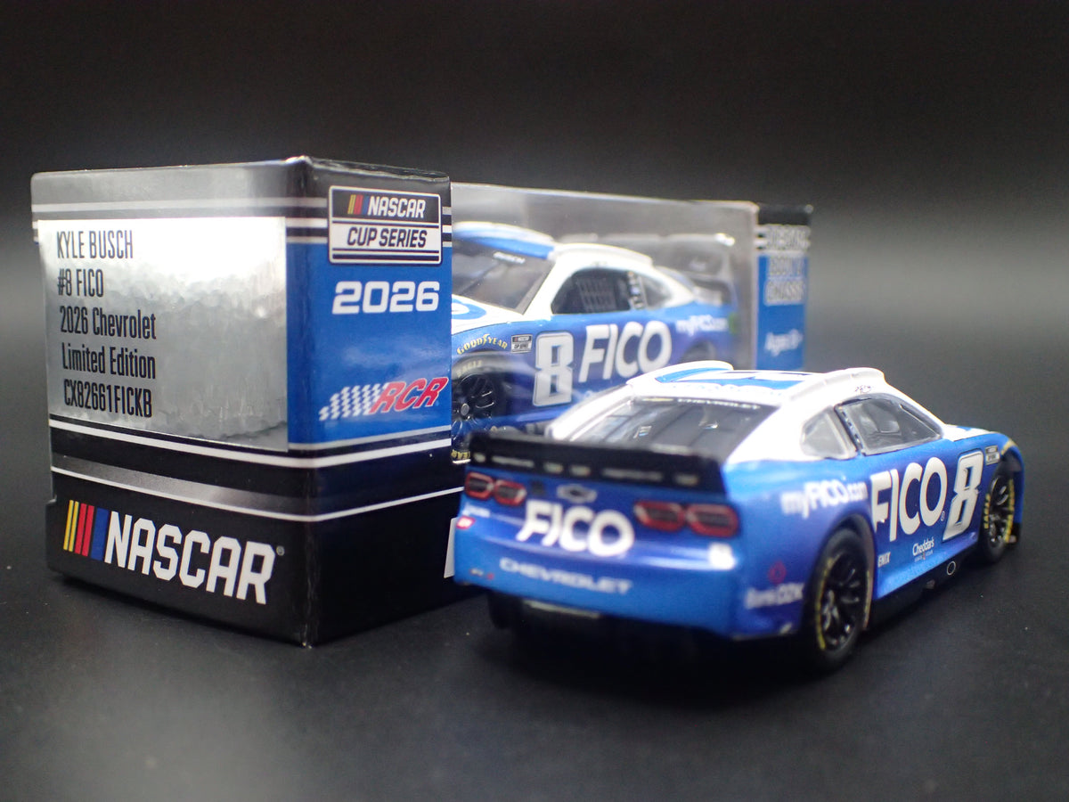 2026 26 CHEVROLET CAMARO ZL1 8 KYLE BUSCH FICO NASCAR 1:64 DIECAST MODEL CAR