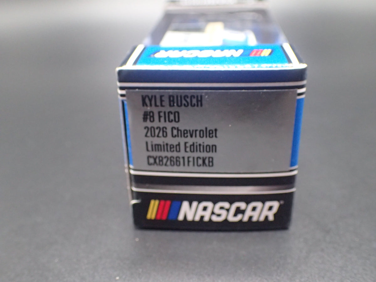 2026 26 CHEVROLET CAMARO ZL1 8 KYLE BUSCH FICO NASCAR 1:64 DIECAST MODEL CAR