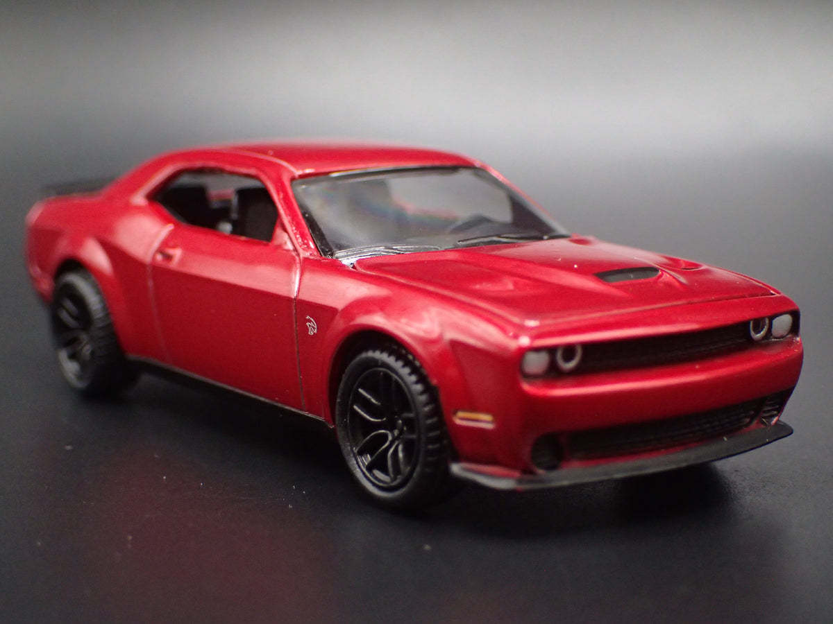 2011-2023 DODGE CHALLENGER SRT HELLCAT RED 1/64 SCALE DIECAST MODEL CAR