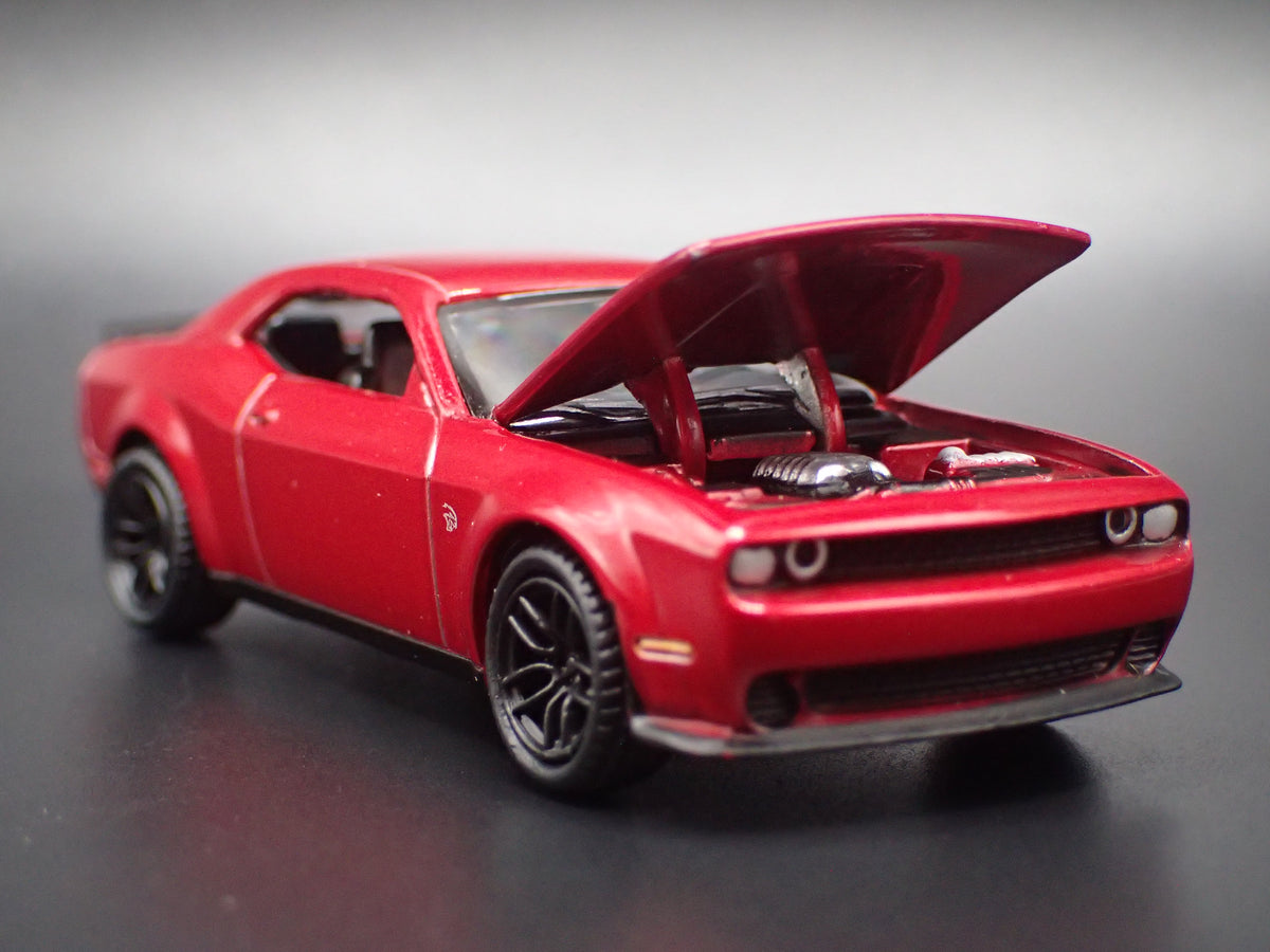 2011-2023 DODGE CHALLENGER SRT HELLCAT RED 1/64 SCALE DIECAST MODEL CAR