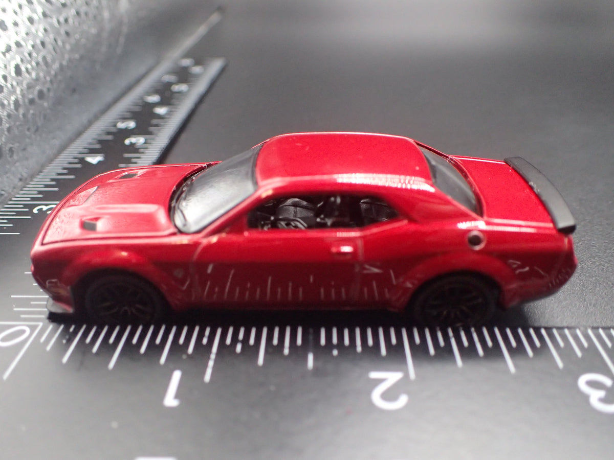 2011-2023 DODGE CHALLENGER SRT HELLCAT RED 1/64 SCALE DIECAST MODEL CAR