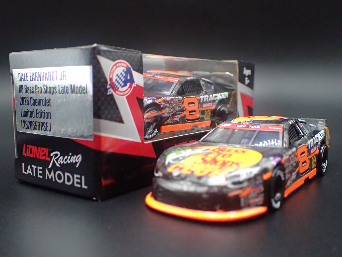 2026 CHEVY CAMARO #8 DALE EARNHARDT JR BASS PRO NASCAR LATE MODEL 1:64 DIECAST CAR