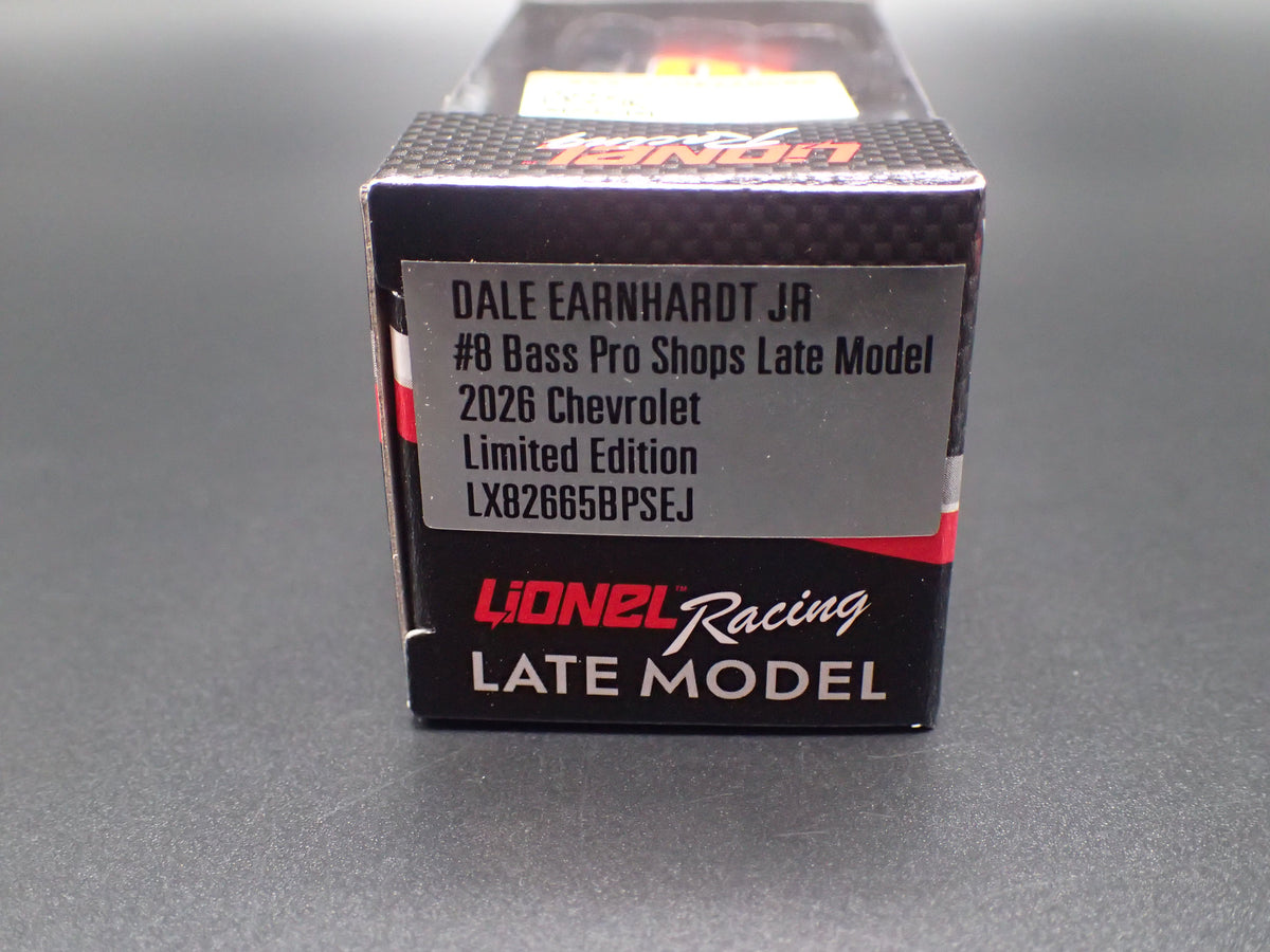 2026 CHEVY CAMARO #8 DALE EARNHARDT JR BASS PRO NASCAR LATE MODEL 1:64 DIECAST CAR