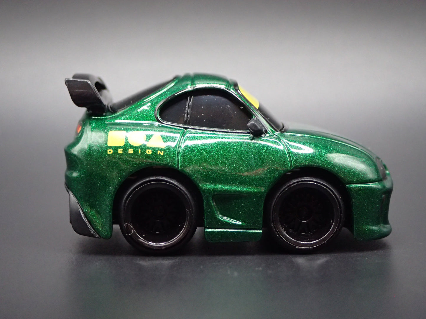 1993-2002 TOYOTA SUPRA CAR TUNED GREEN JDM 1/64 SCALE DIORAMA DIECAST MODEL CAR