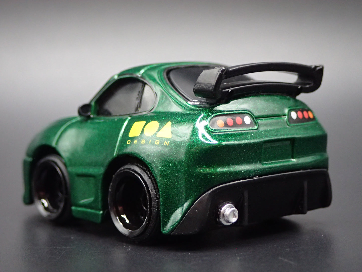 1993-2002 TOYOTA SUPRA CAR TUNED GREEN JDM 1/64 SCALE DIORAMA DIECAST MODEL CAR