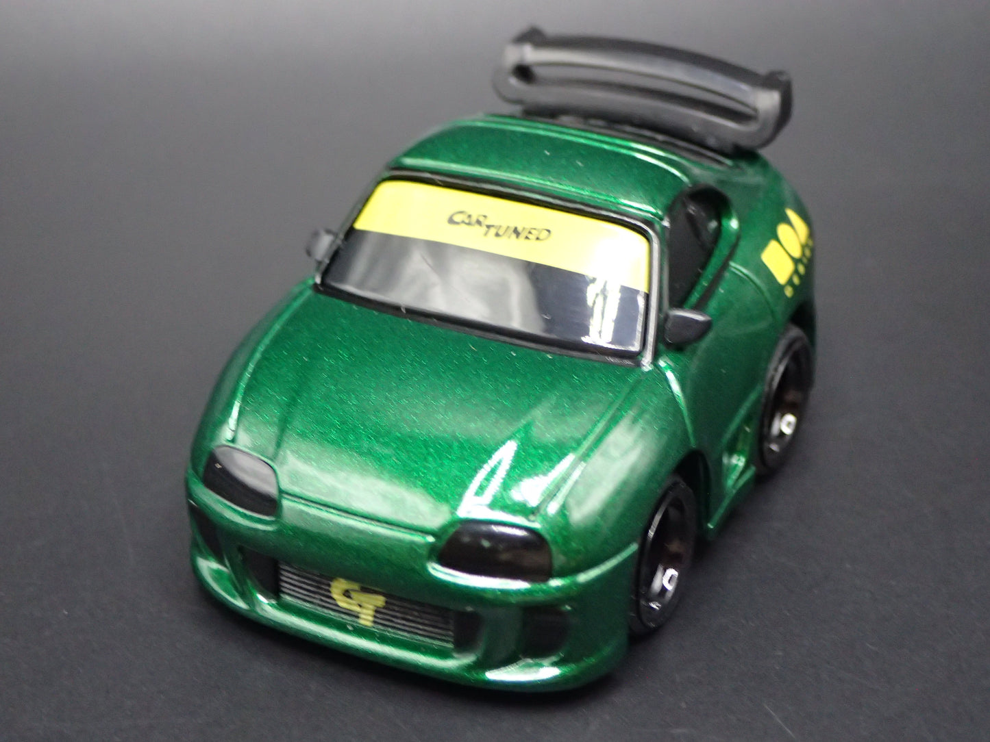 1993-2002 TOYOTA SUPRA CAR TUNED GREEN JDM 1/64 SCALE DIORAMA DIECAST MODEL CAR