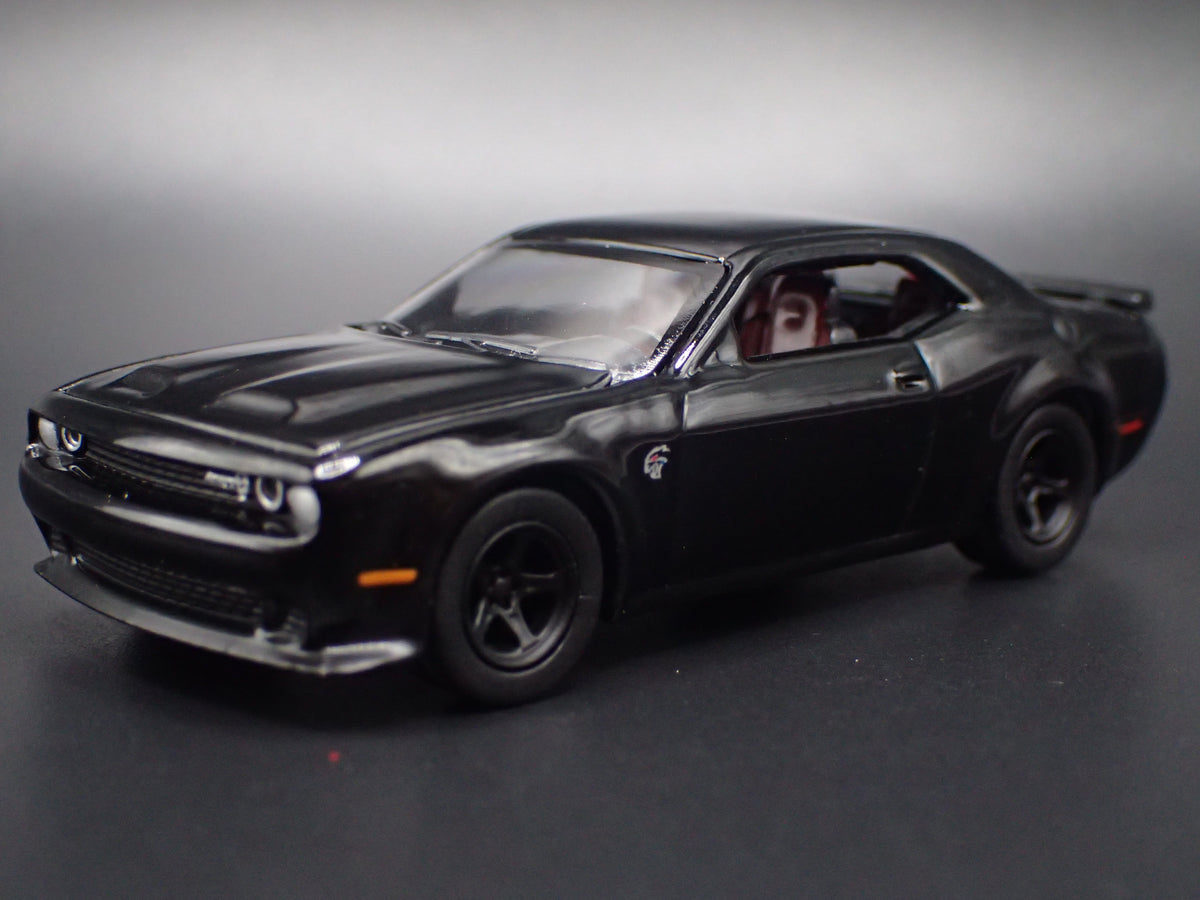 2011-2023 DODGE CHALLENGER SRT HELLCAT BLACK 1/64 SCALE DIECAST MODEL CAR