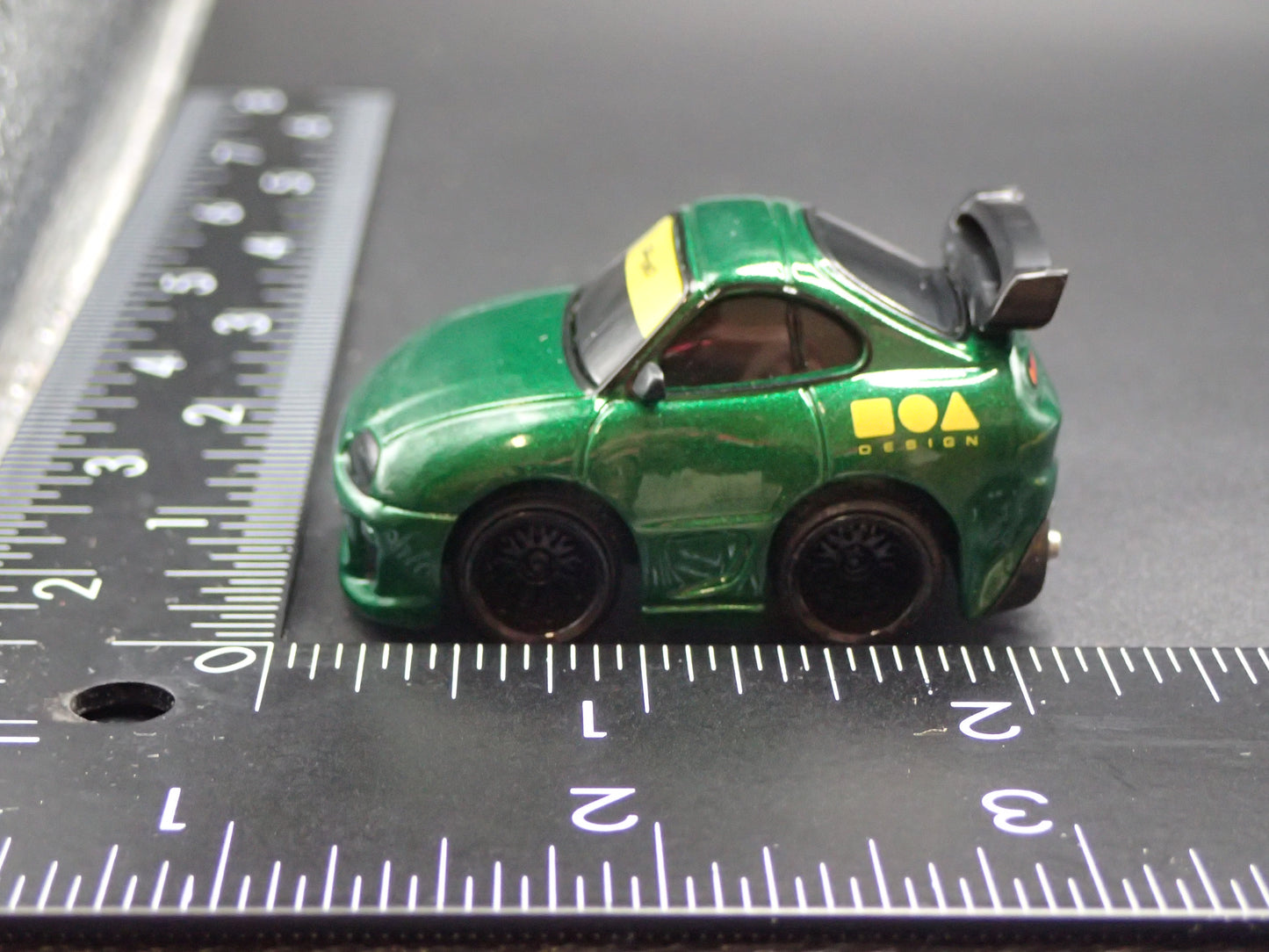 1993-2002 TOYOTA SUPRA CAR TUNED GREEN JDM 1/64 SCALE DIORAMA DIECAST MODEL CAR