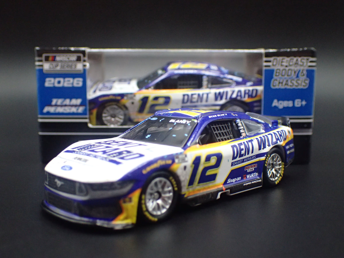2026 26 FORD MUSTANG #12 RYAN BLANEY DENT WIZARD NASCAR 1:64 SCALE DIECAST CAR