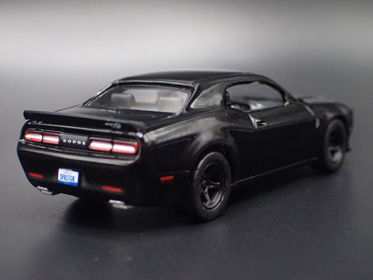 2011-2023 DODGE CHALLENGER SRT HELLCAT BLACK 1/64 SCALE DIECAST MODEL CAR