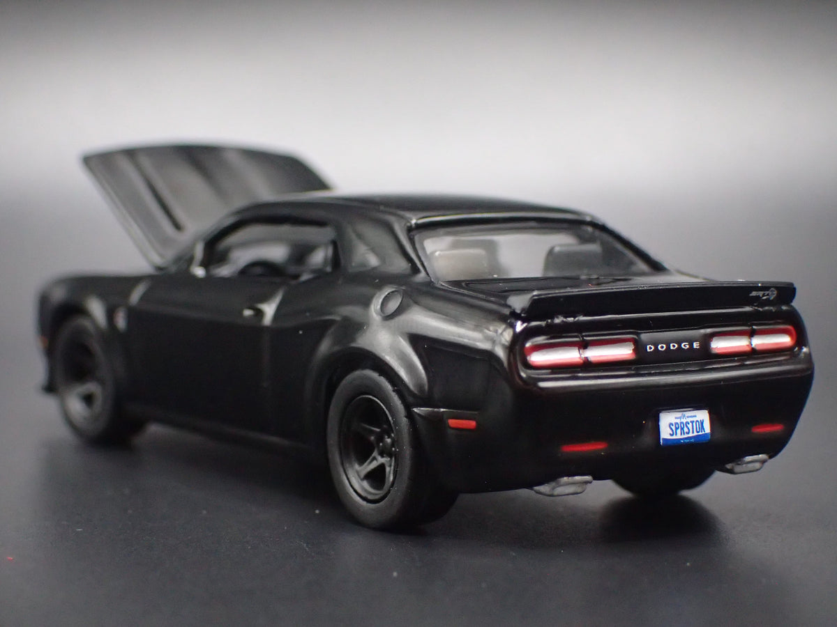 2011-2023 DODGE CHALLENGER SRT HELLCAT BLACK 1/64 SCALE DIECAST MODEL CAR