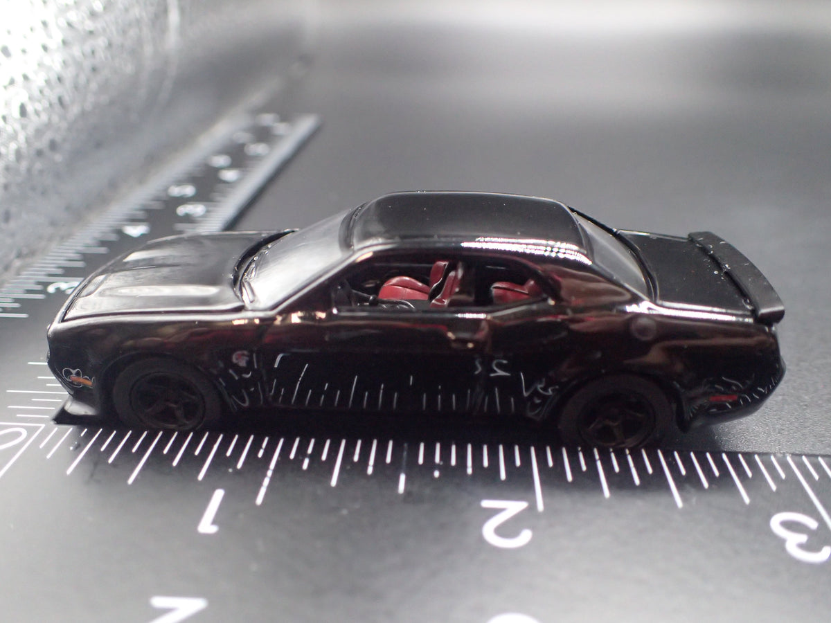 2011-2023 DODGE CHALLENGER SRT HELLCAT BLACK 1/64 SCALE DIECAST MODEL CAR