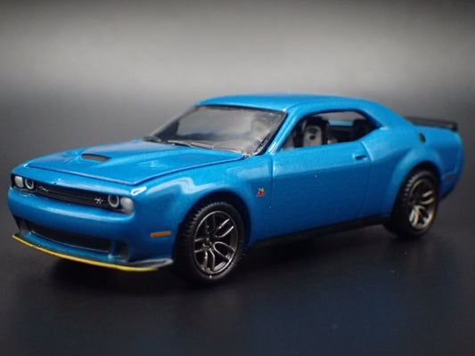 2011-2023 DODGE CHALLENGER RT SCAT PACK BLUE 1/64 SCALE DIECAST MODEL CAR