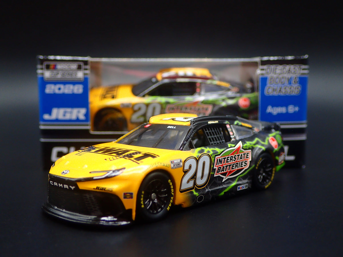 2026 TOYOTA CAMRY 20 CHRISTOPHER BELL DEWALT NASCAR 1:64 SCALE DIECAST CAR
