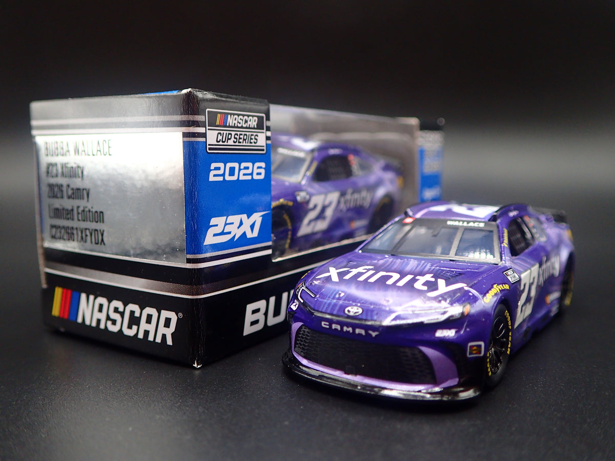 2026 TOYOTA CAMRY 23 BUBBA WALLACE XFINITY NASCAR 1:64 SCALE DIECAST MODEL CAR