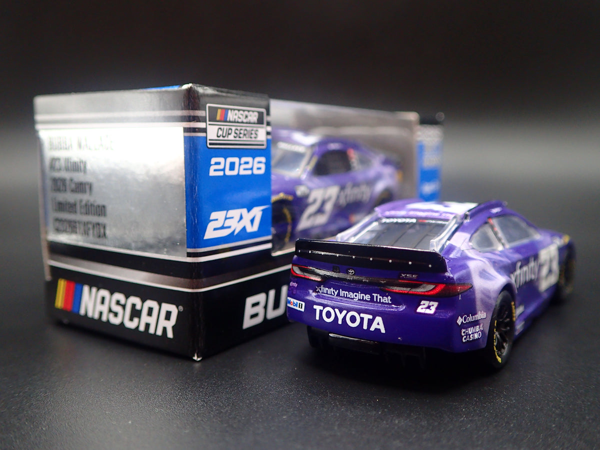 2026 TOYOTA CAMRY 23 BUBBA WALLACE XFINITY NASCAR 1:64 SCALE DIECAST MODEL CAR