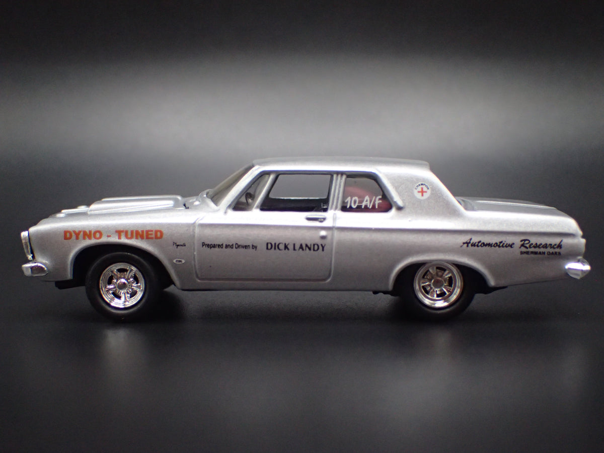 1964 64 DODGE 330 NHRA SILVER 1/64 SCALE COLLECTIBLE DIECAST MODEL CAR
