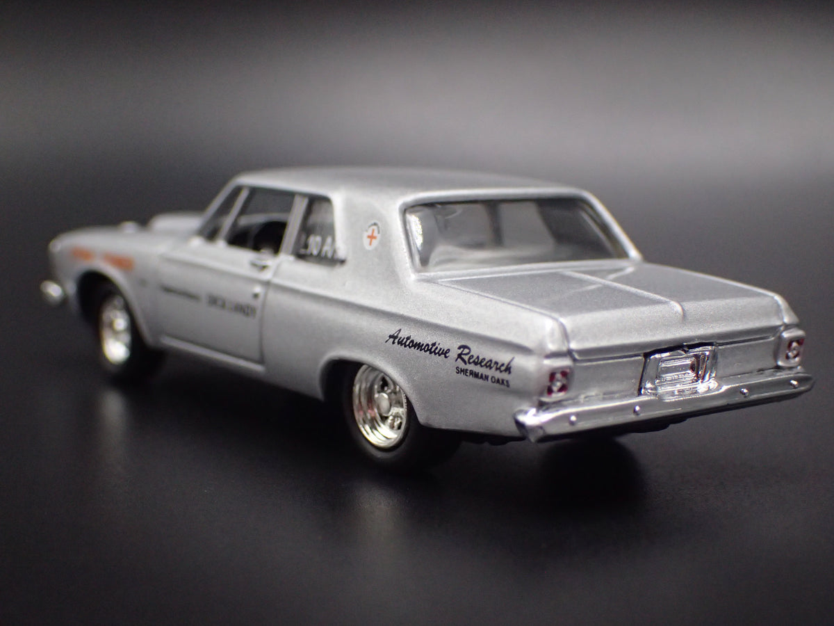 1964 64 DODGE 330 NHRA SILVER 1/64 SCALE COLLECTIBLE DIECAST MODEL CAR