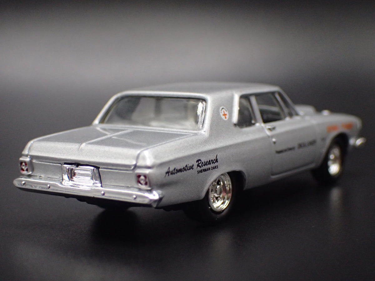 1964 64 DODGE 330 NHRA SILVER 1/64 SCALE COLLECTIBLE DIECAST MODEL CAR