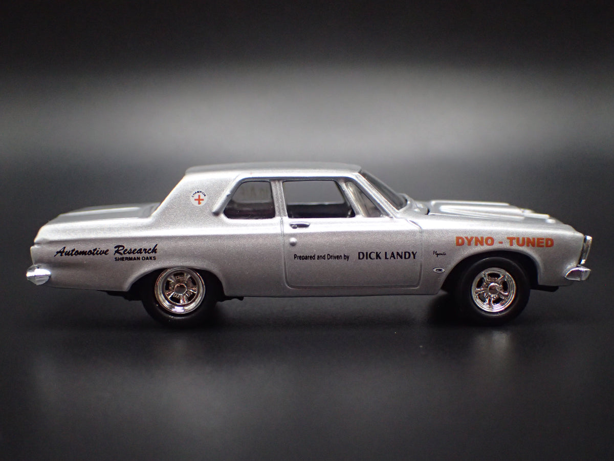 1964 64 DODGE 330 NHRA SILVER 1/64 SCALE COLLECTIBLE DIECAST MODEL CAR