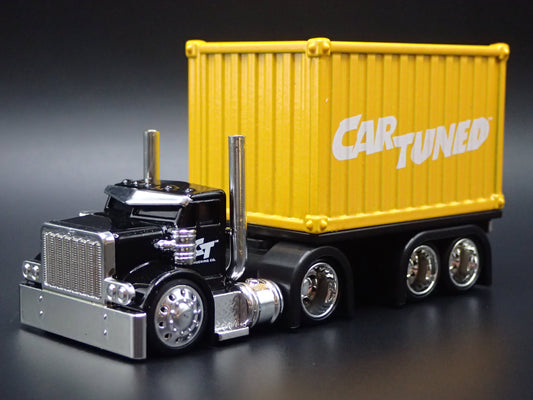 CAR TUNED SNEAKY PETE CONTAINER RIG 1:64 SCALE DIORAMA DIECAST MODEL CAR