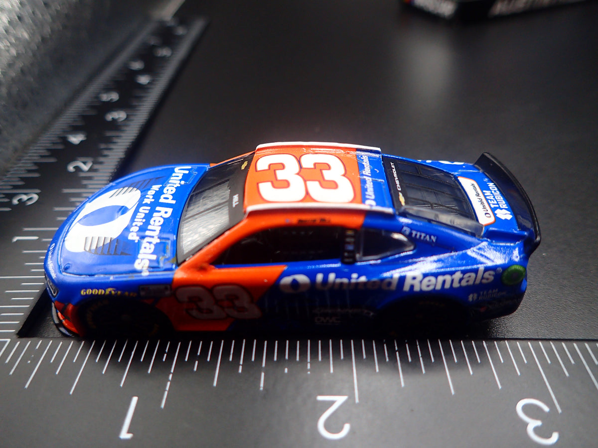 2026 26 CHEVROLET 33 AUSTIN HILL UNITED RENTALS NASCAR 1:64 DIECAST MODEL CAR