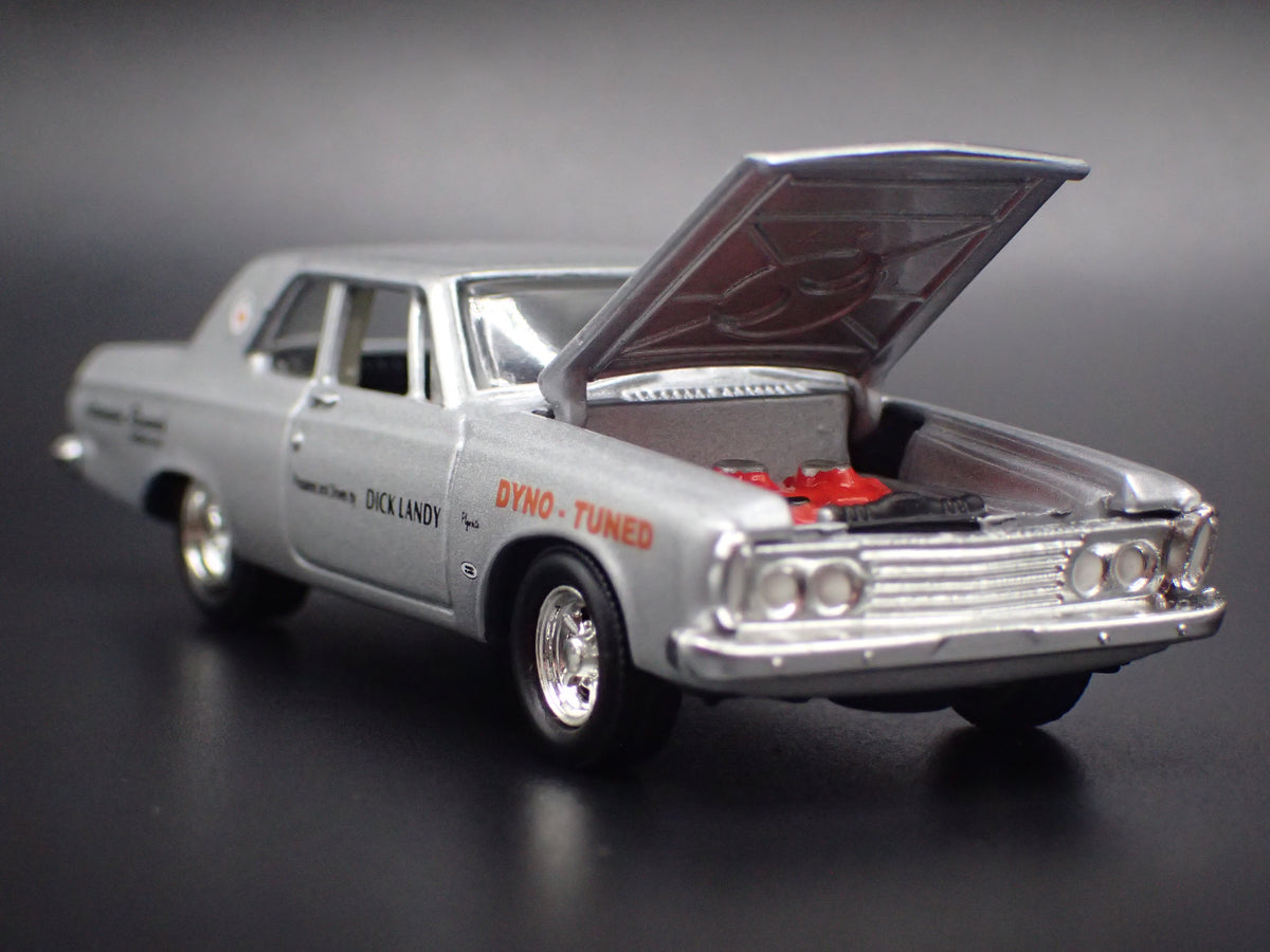 1964 64 DODGE 330 NHRA SILVER 1/64 SCALE COLLECTIBLE DIECAST MODEL CAR