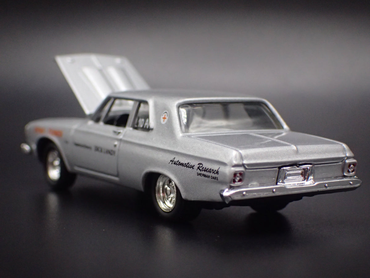 1964 64 DODGE 330 NHRA SILVER 1/64 SCALE COLLECTIBLE DIECAST MODEL CAR