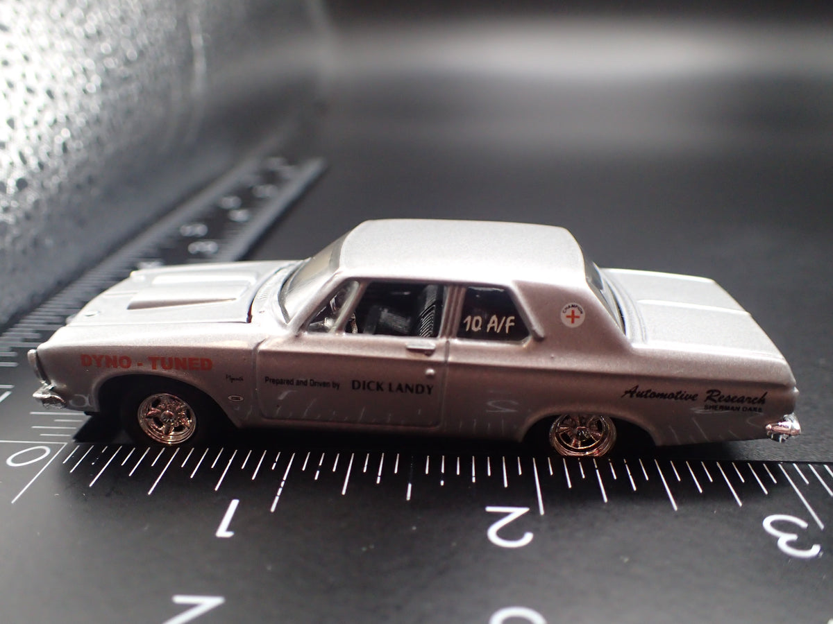 1964 64 DODGE 330 NHRA SILVER 1/64 SCALE COLLECTIBLE DIECAST MODEL CAR