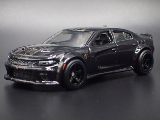 2011-2023 DODGE CHARGER SRT HELLCAT BLACK 1:64 SCALE DIORAMA DIECAST MODEL CAR