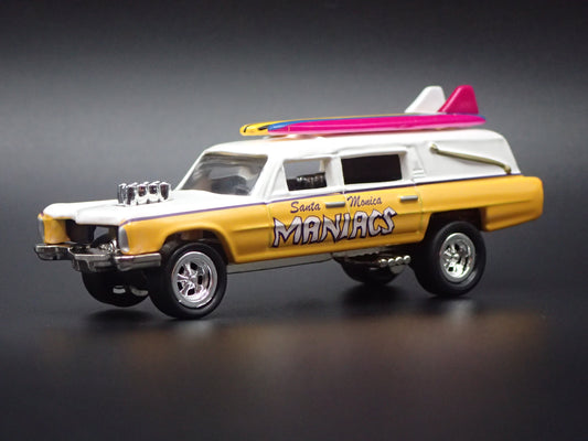 HAULIN CADILLAC HEARSE DRAGSTER SURFING 1:64 SCALE COLLECTIBLE DIECAST MODEL CAR