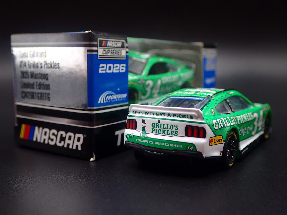 2026 26 FORD MUSTANG #34 TODD GILLILAND GRILLO'S NASCAR 1:64 SCALE DIECAST CAR