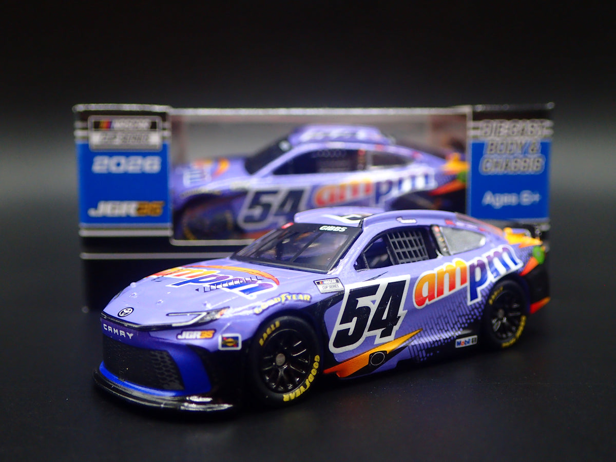 2026 TOYOTA CAMRY #54 TY GIBBS AMPM NASCAR 1:64 SCALE DIORAMA MODEL CAR