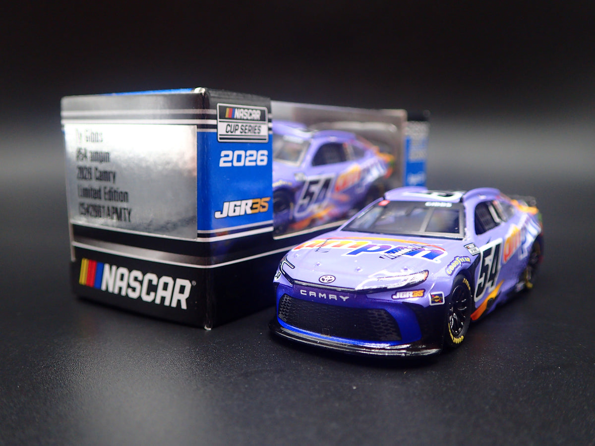 2026 TOYOTA CAMRY #54 TY GIBBS AMPM NASCAR 1:64 SCALE DIORAMA MODEL CAR