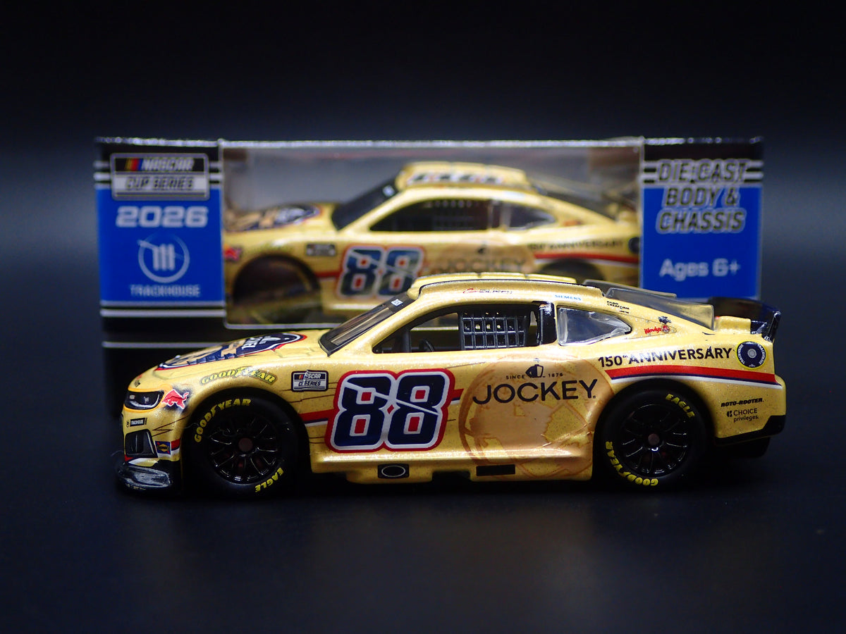 2026 26 CHEVROLET 88 CONNOR ZILISCH JOCKEY NASCAR 1:64 SCALE DIECAST MODEL CAR