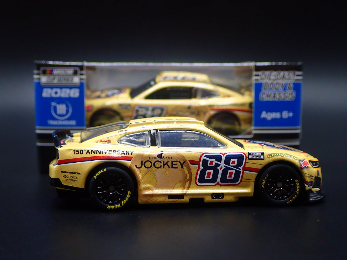 2026 26 CHEVROLET 88 CONNOR ZILISCH JOCKEY NASCAR 1:64 SCALE DIECAST MODEL CAR