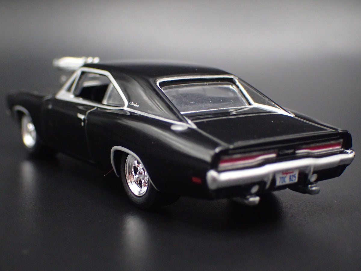 1970 70 DODGE CHARGER BLACK 1:64 SCALE COLLECTIBLE DIORAMA DIECAST MODEL CAR