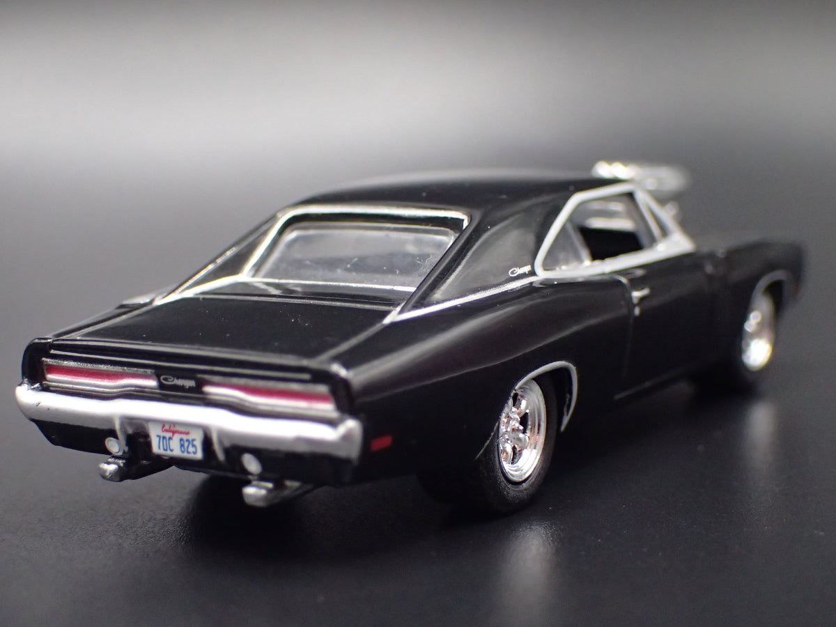 1970 70 DODGE CHARGER BLACK 1:64 SCALE COLLECTIBLE DIORAMA DIECAST MODEL CAR