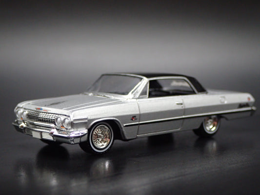 1963 63 CHEVY CHEVROLET IMPALA LOWRIDER 1:64 SCALE DIORAMA DIECAST MODEL CAR