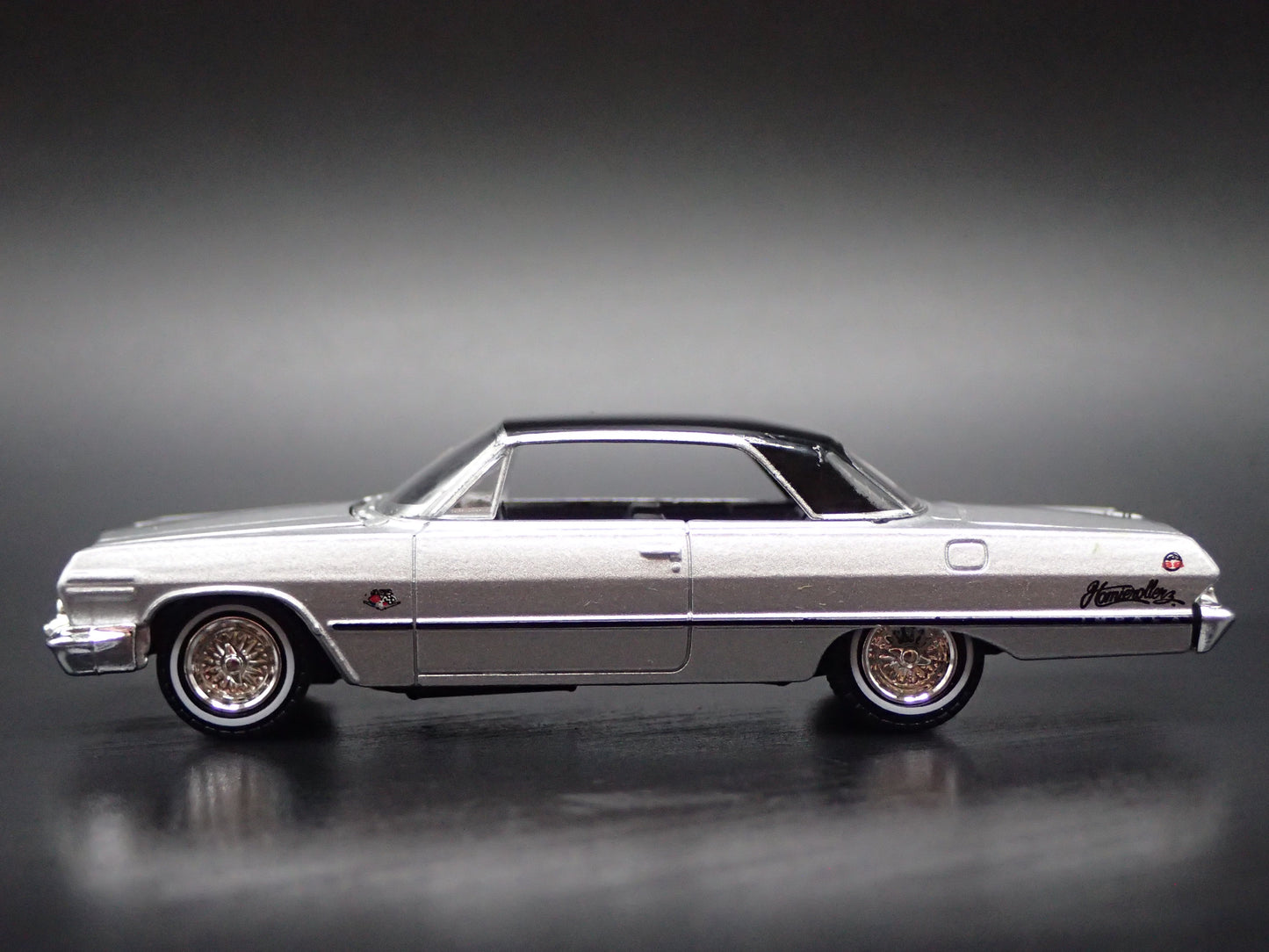 1963 63 CHEVY CHEVROLET IMPALA LOWRIDER 1:64 SCALE DIORAMA DIECAST MODEL CAR