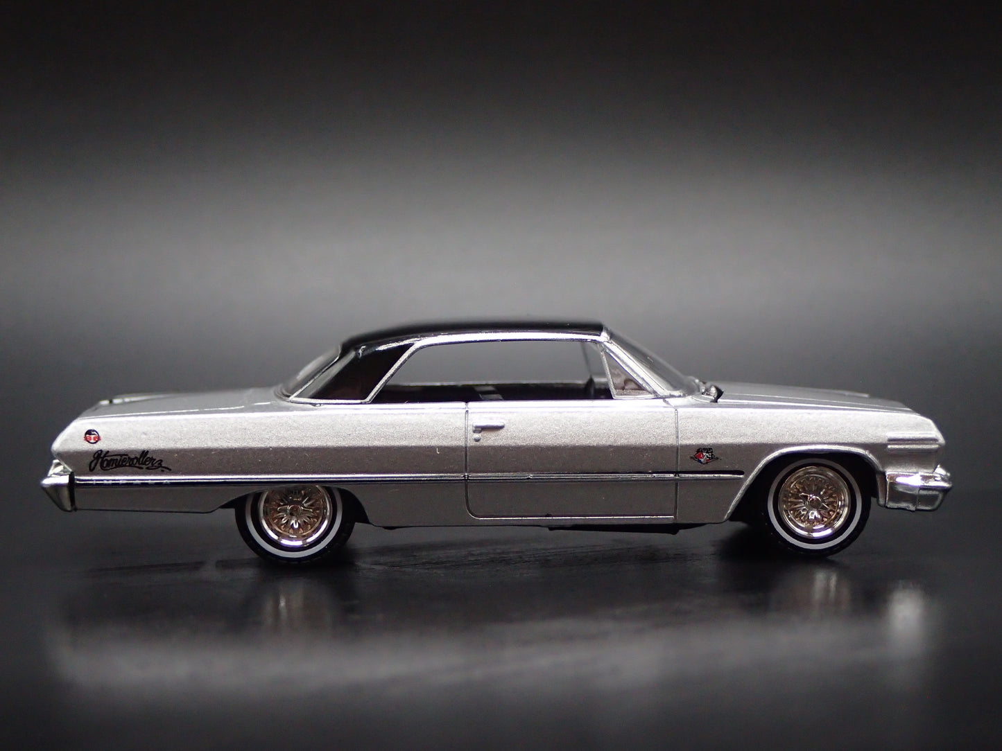 1963 63 CHEVY CHEVROLET IMPALA LOWRIDER 1:64 SCALE DIORAMA DIECAST MODEL CAR