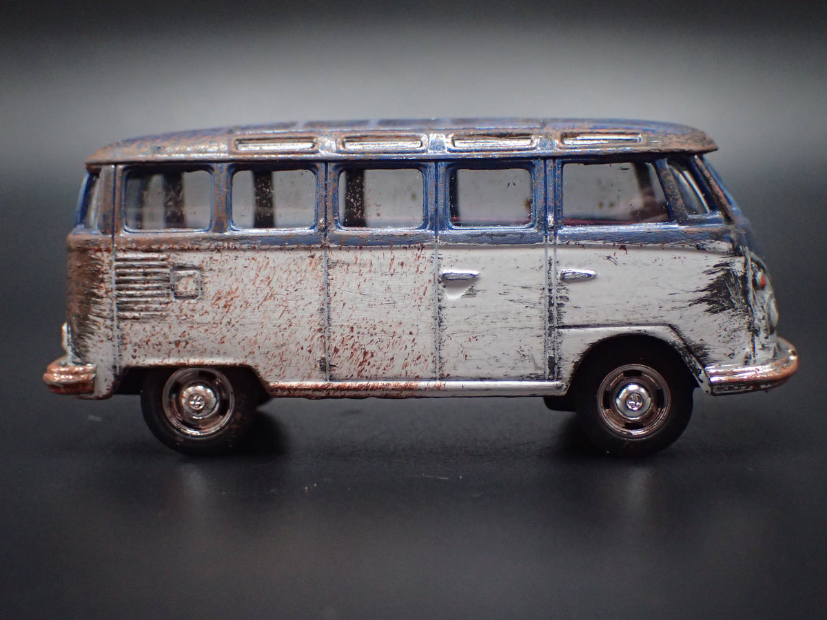 1950-1967 VW VOLKSWAGEN TYPE 2 T1 23 WINDOW BUS BARN FIND 1:64 DIECAST MODEL CAR