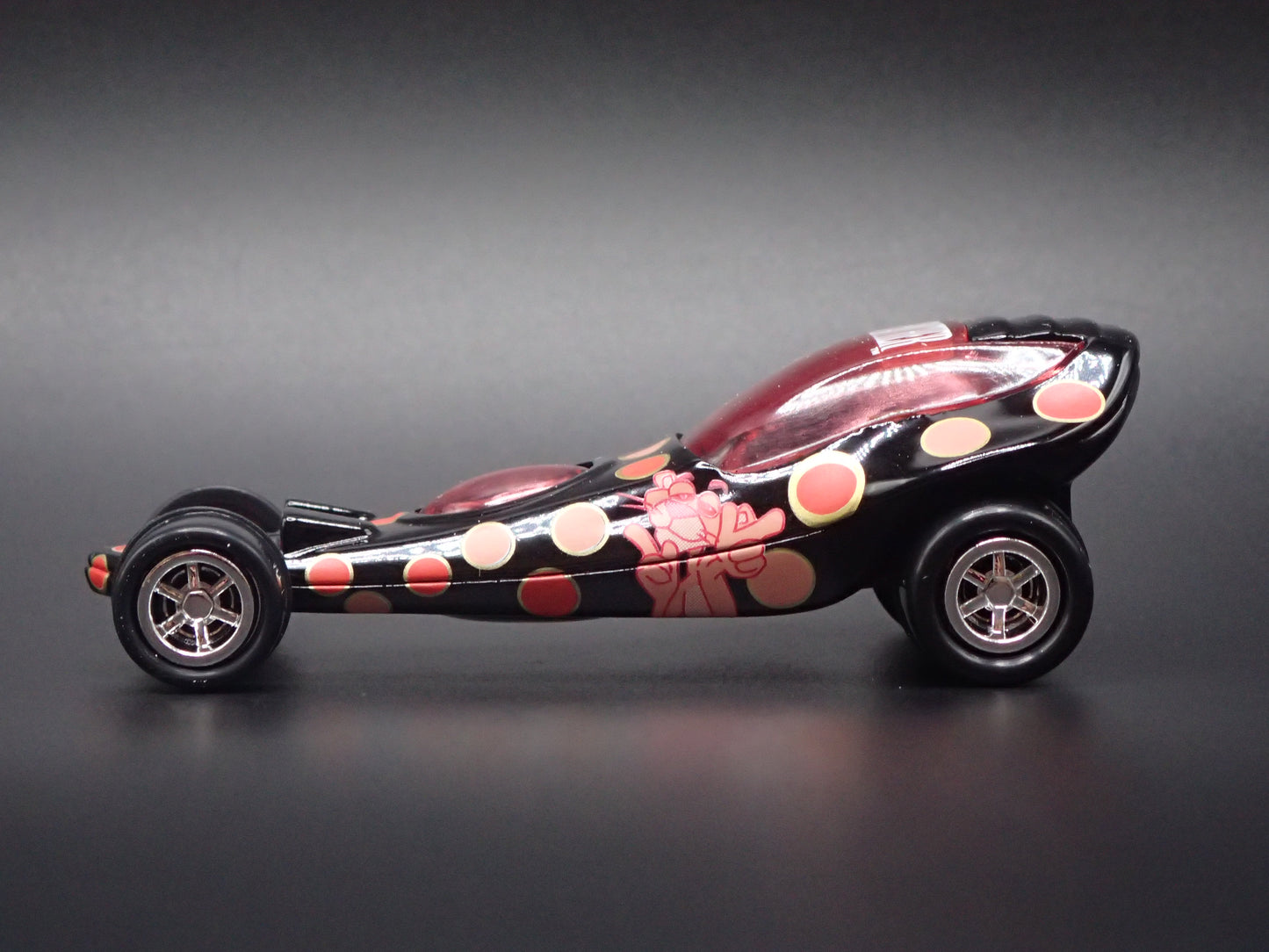 CHERRYBOMB NHRA DRAGSTER CUSTOM PINK PANTHER 1:64 SCALE DIORAMA DIECAST MODEL CAR