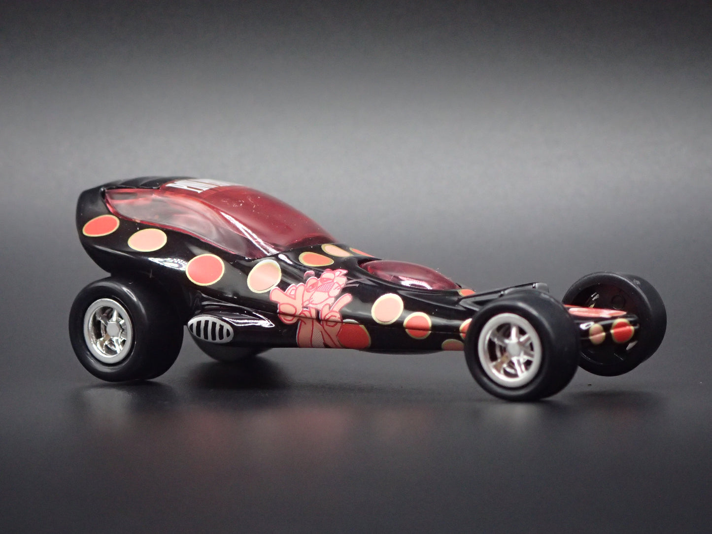 CHERRYBOMB NHRA DRAGSTER CUSTOM PINK PANTHER 1:64 SCALE DIORAMA DIECAST MODEL CAR