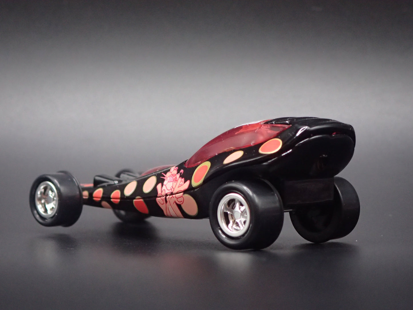 CHERRYBOMB NHRA DRAGSTER CUSTOM PINK PANTHER 1:64 SCALE DIORAMA DIECAST MODEL CAR