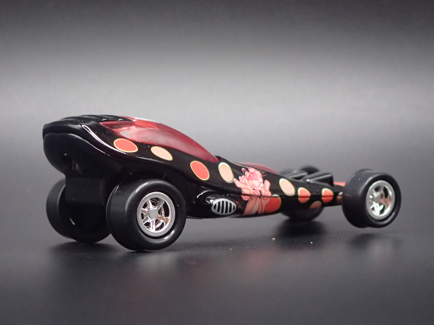 CHERRYBOMB NHRA DRAGSTER CUSTOM PINK PANTHER 1:64 SCALE DIORAMA DIECAST MODEL CAR