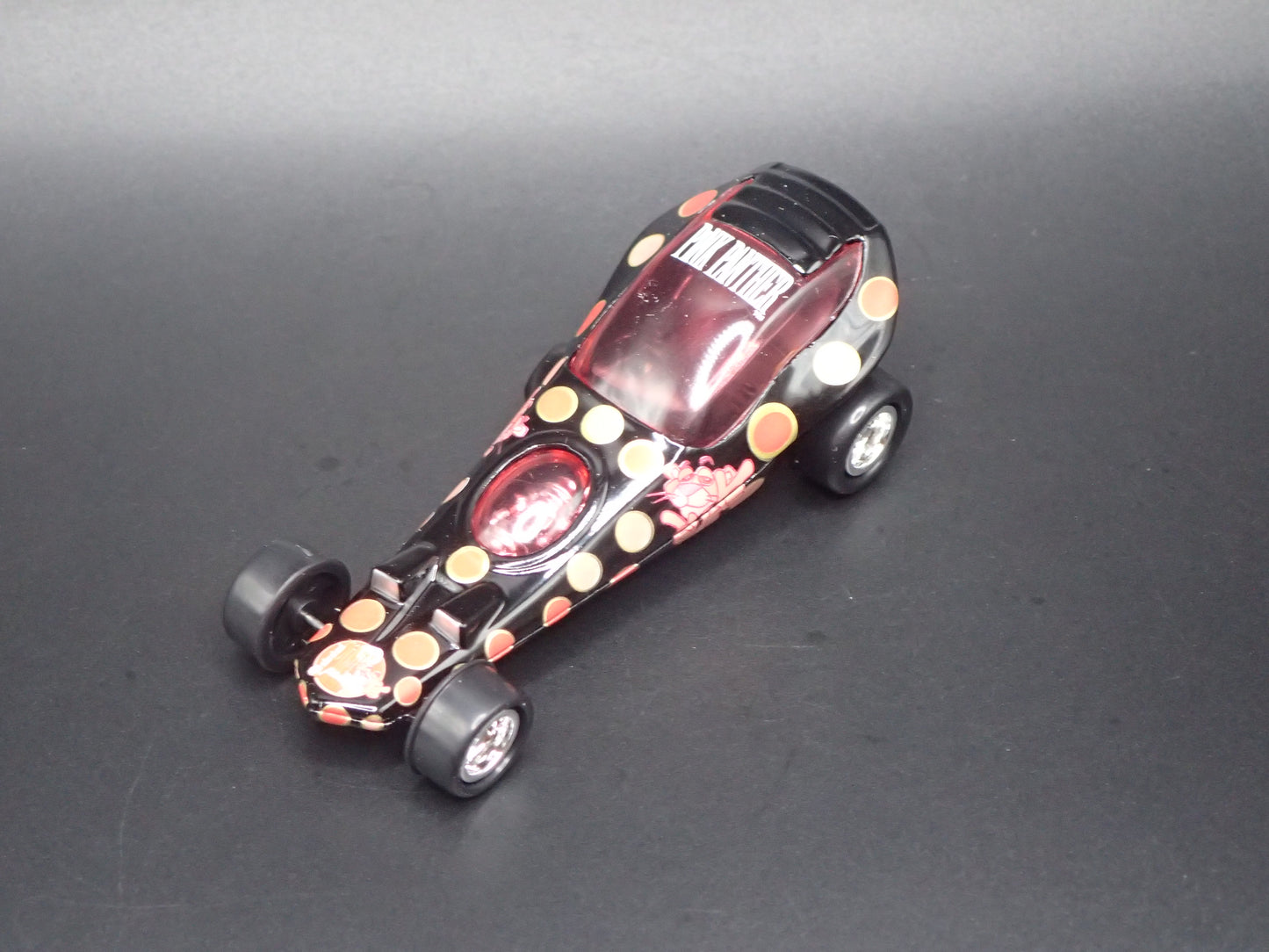 CHERRYBOMB NHRA DRAGSTER CUSTOM PINK PANTHER 1:64 SCALE DIORAMA DIECAST MODEL CAR