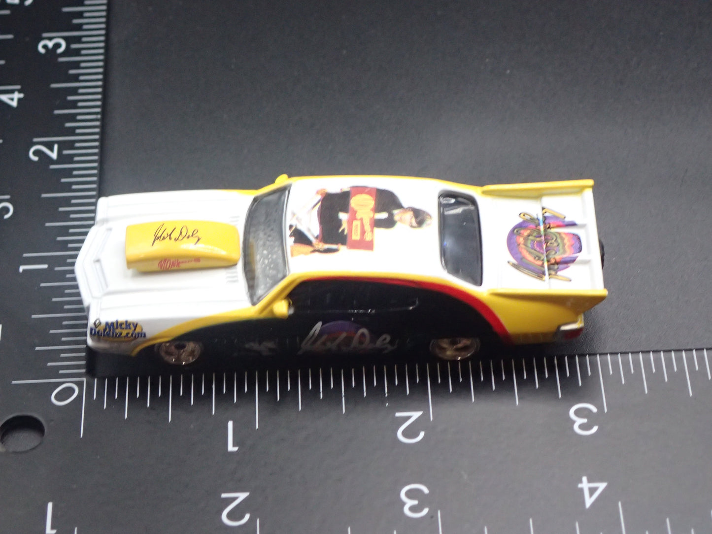 1971 71 PONTIAC GTO NHRA PRO STREET THE MONKEES 1:64 SCALE DIECAST MODEL CAR