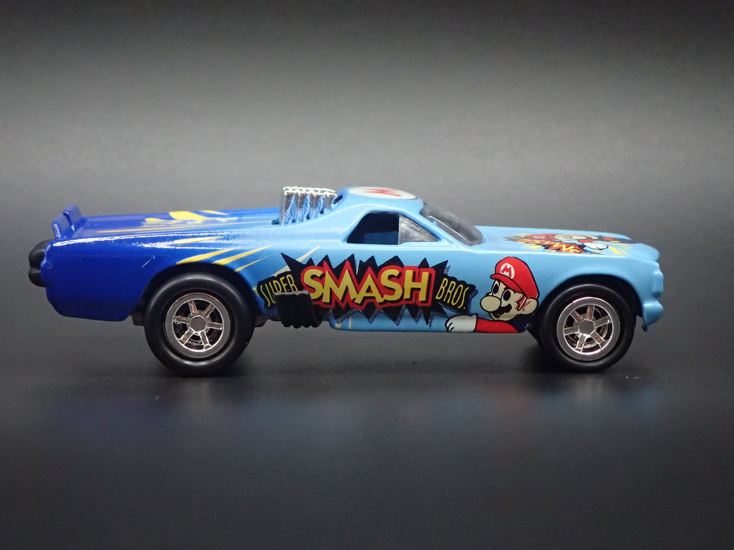 1971 CHEVY CHEVROLET EL CAMINO CUSTOM SUPER SMASH BROS 1:64 SCALE DIECAST MODEL CAR