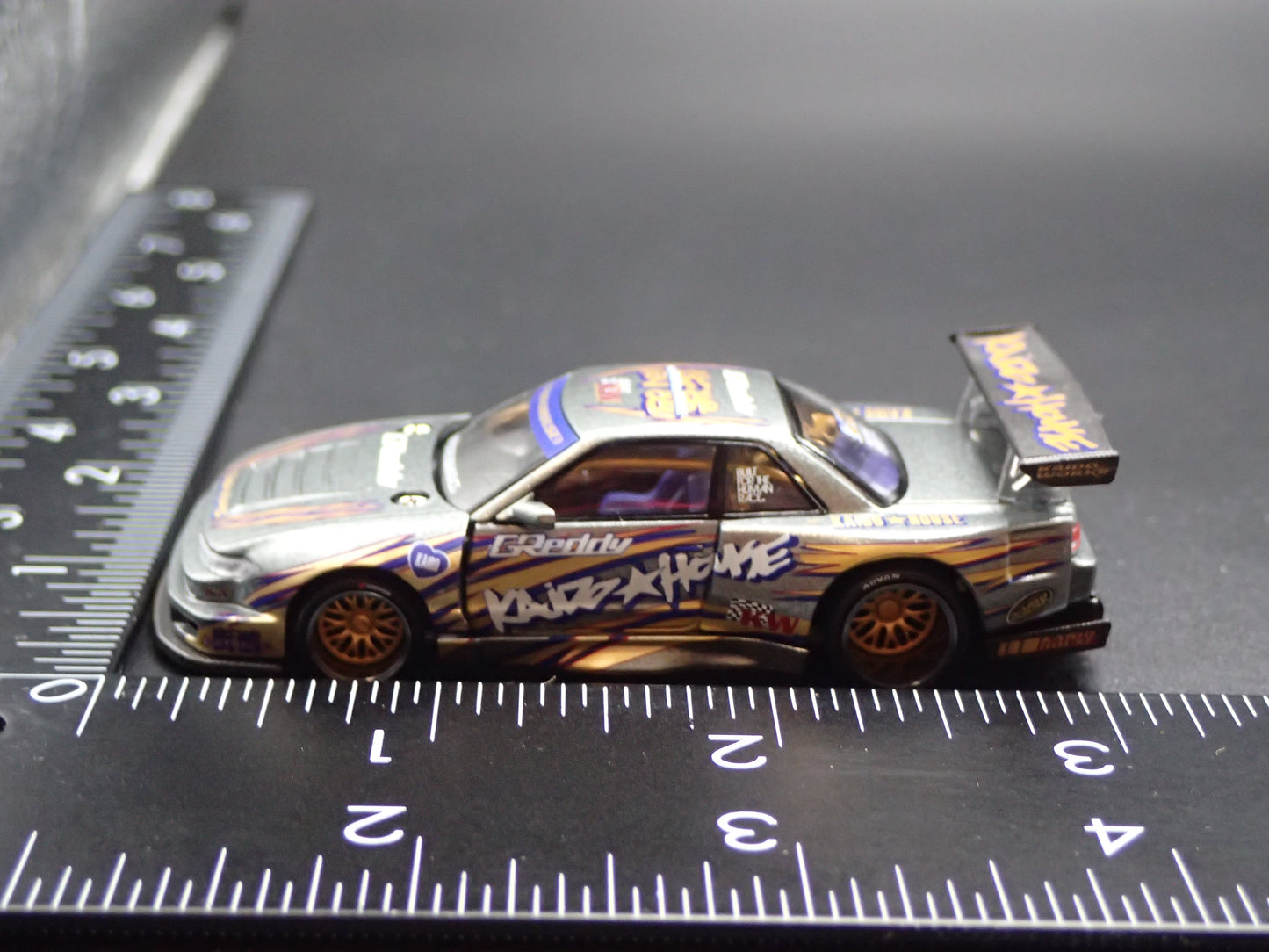 KAIDO HOUSE NISSAN SILVIA S13-R V1 GREDDY 1/64 SCALE DIECAST MODEL CAR